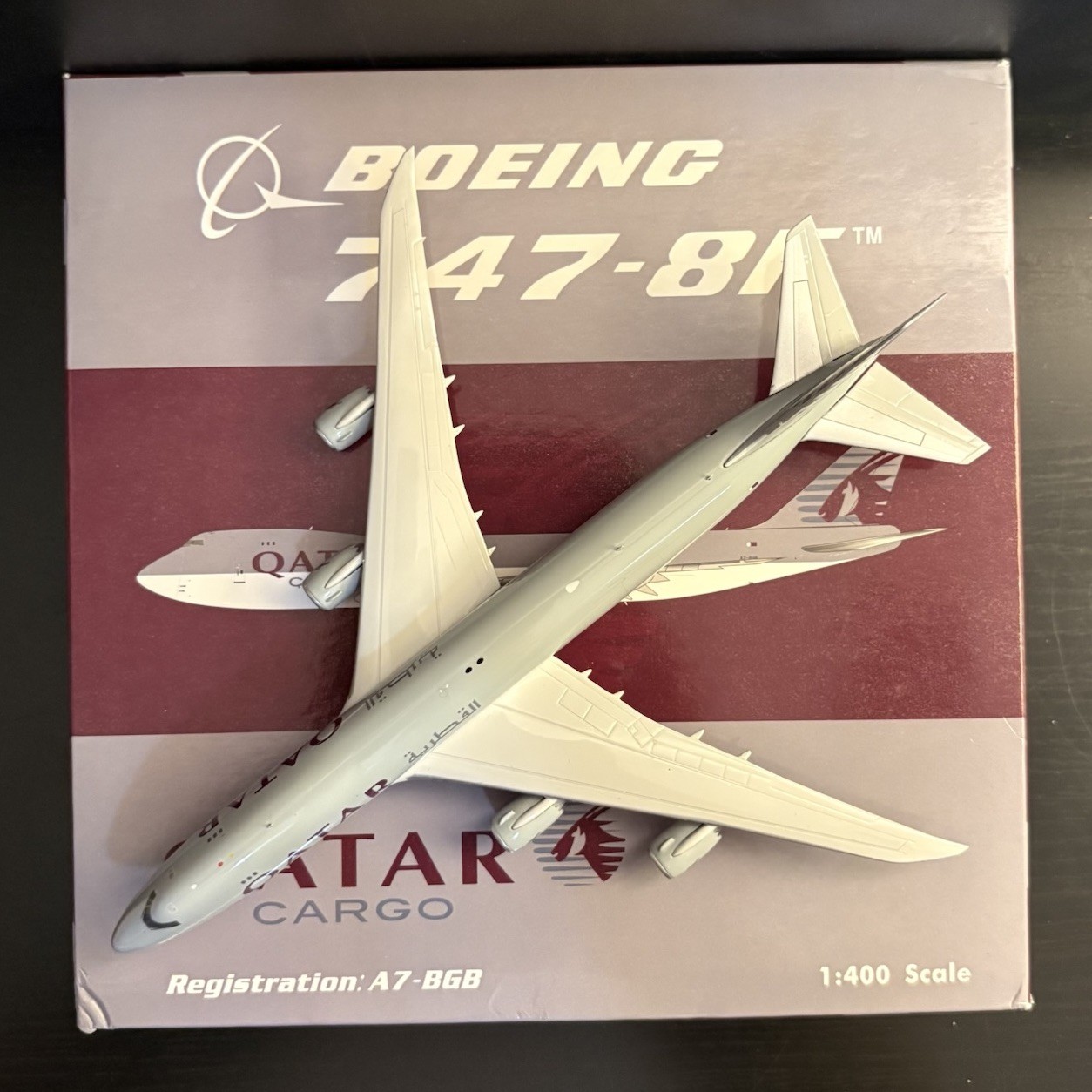 Phoenix Model 1:400 Qatar Cargo Boeing 747-8F 04159 A7-BGB Scale Diecast Plane