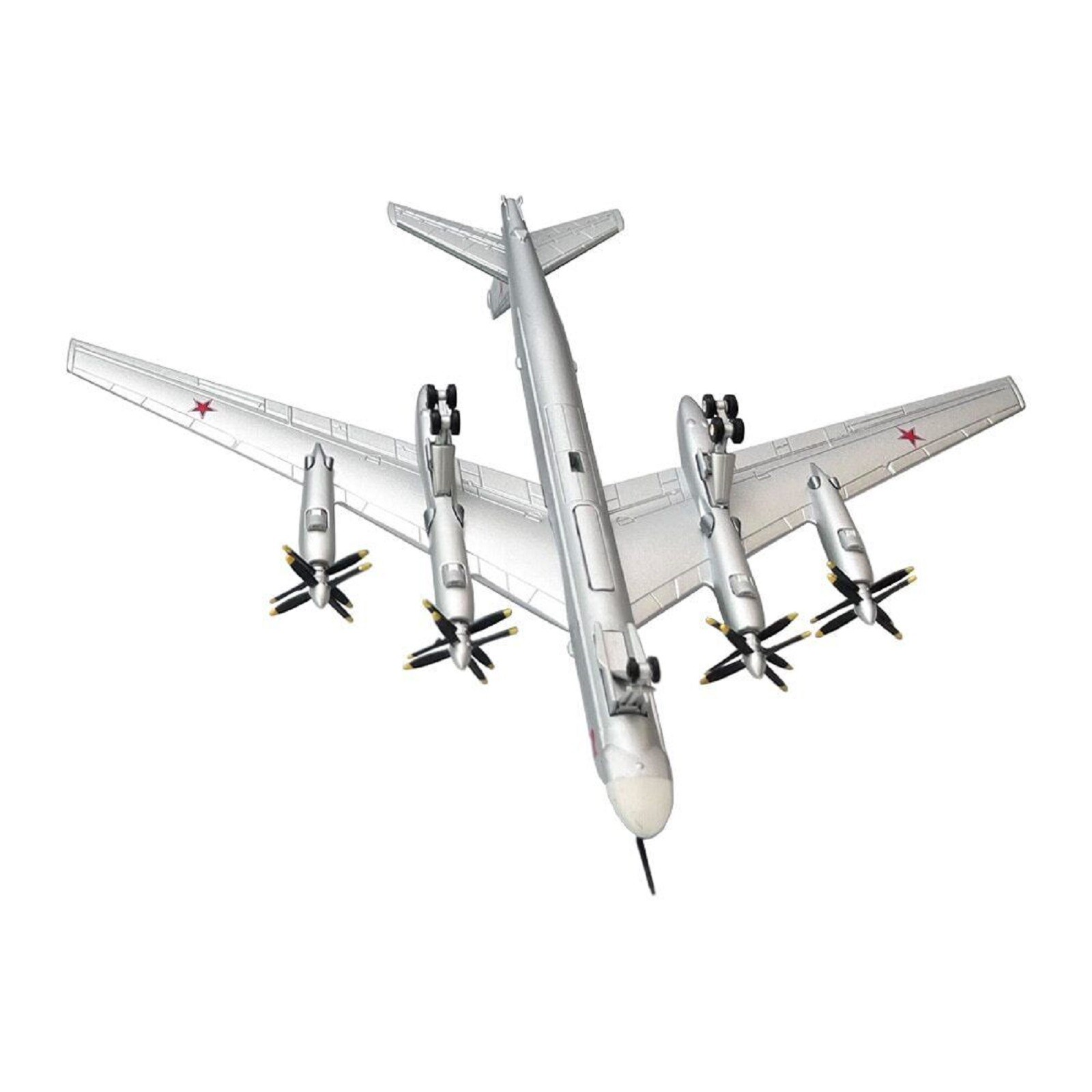 1/200 Tupolev Tu-95 Bear Type Strategic Bomber Aircraft Model Military Ornaments