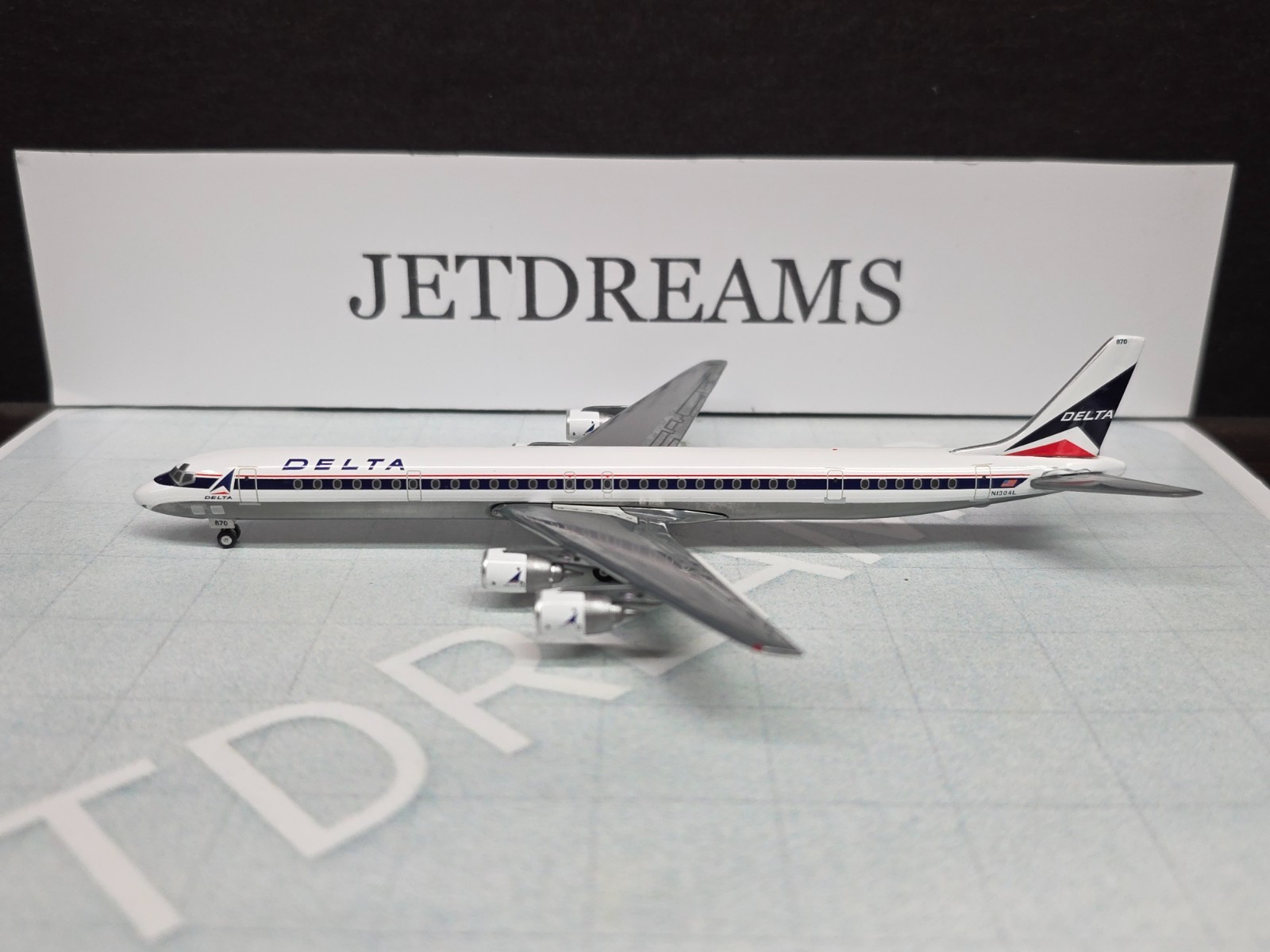 1/400 DELTA AIR LINES DC-8-71 1970’S WIDGET COLORS N1340L GEMINI JETS