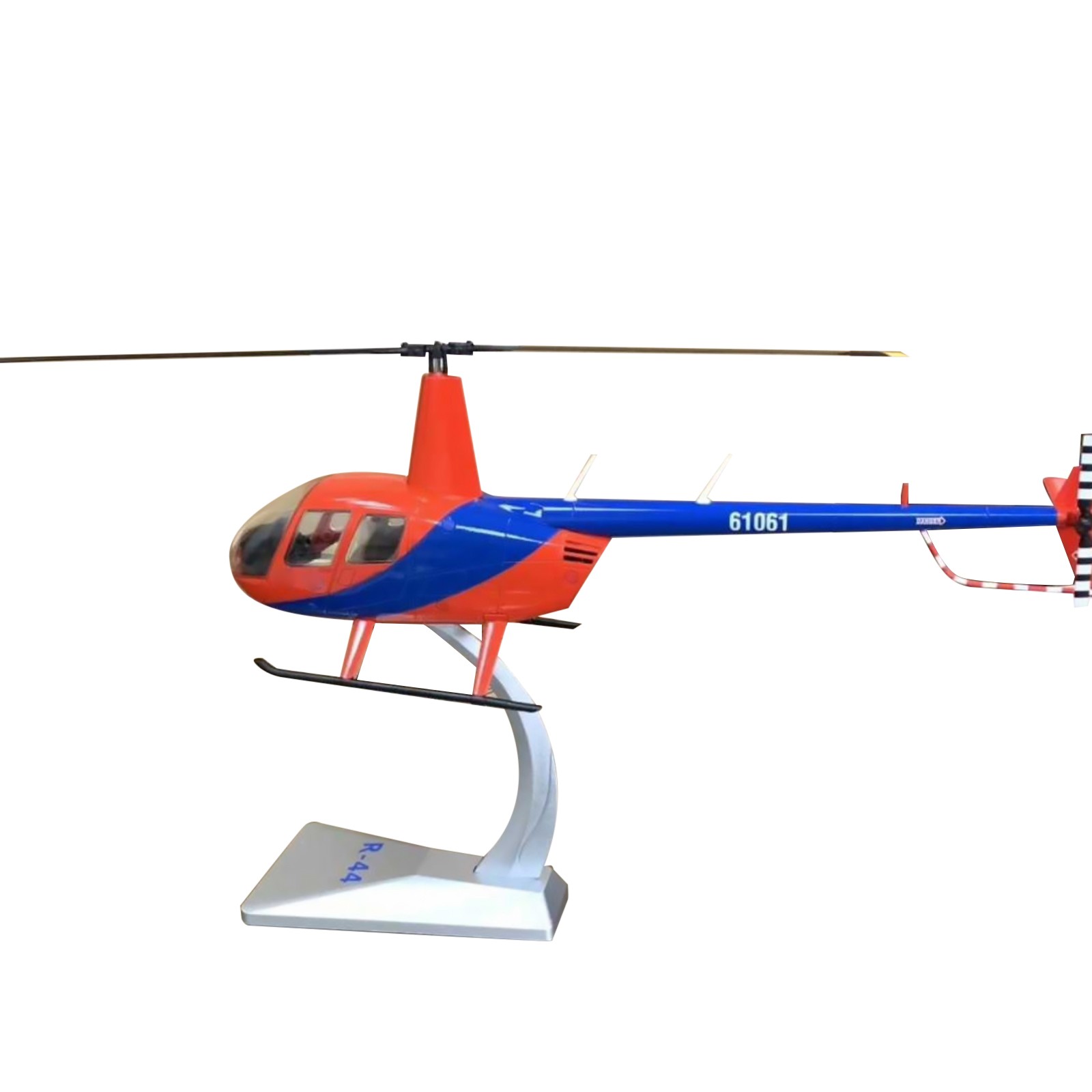 37cm Diecast Alloy 1/32 Scale R44 Raven Helicopter Aircraft Model Toy Gifts