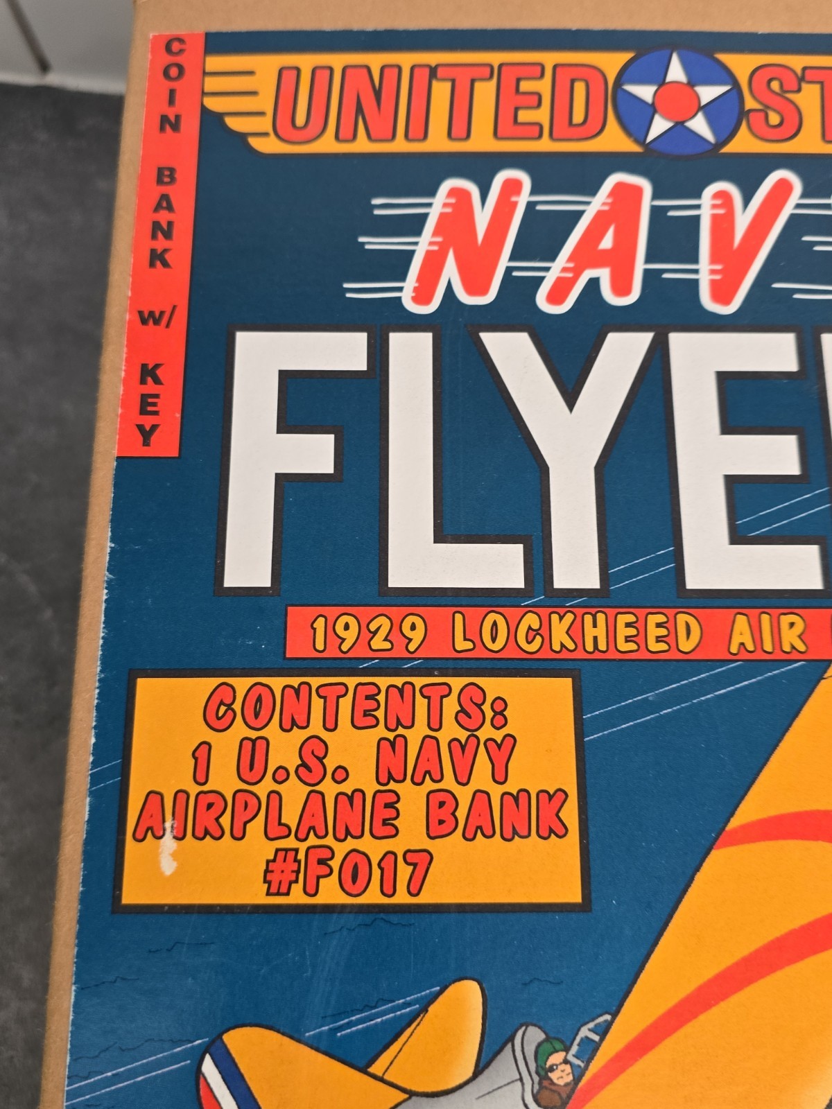 Boxed Vintage 1995 Ertl Collectibles F017 Navy Flyers 1929 Lockhead Air Express