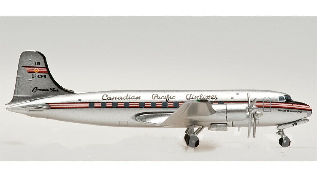 1:400 AeroClassics CP Air Douglas DC-4-M2 Passenger Aircraft Diecast Plane Model