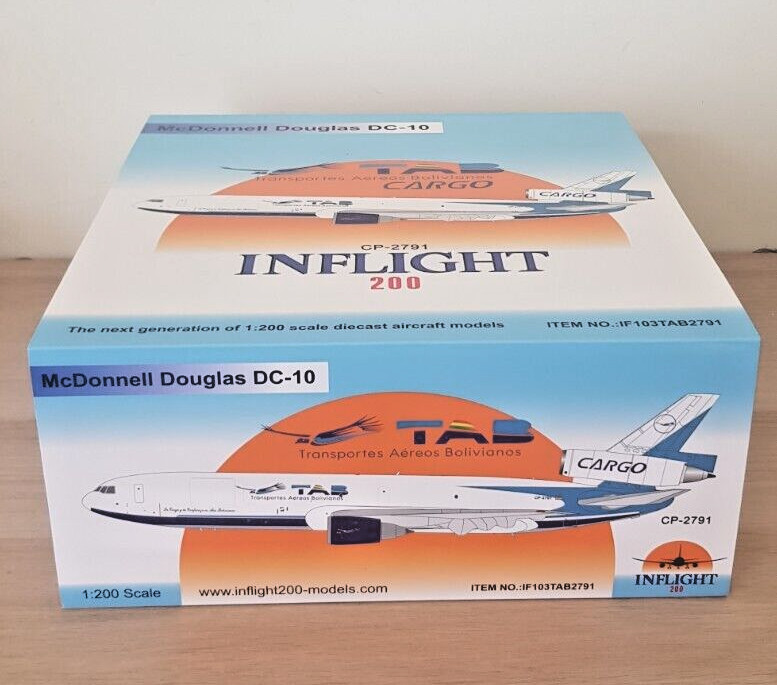 InFlight 1/200 IF103TAB2791 TAB Cargo-Transportes Aereos Bolivianos MD-10-30F