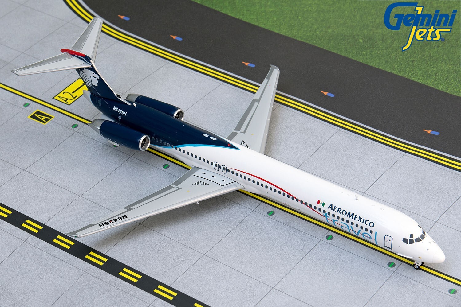 Aeromexico Travel MD-83 N848SH GeminiJets G2AMX857 Scale 1:200 RARE