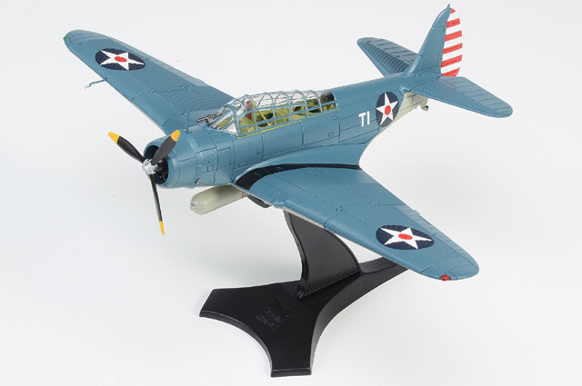 SkyMax 1/72 TBD-1 Devastator Airplane White T-1 USN VT-2