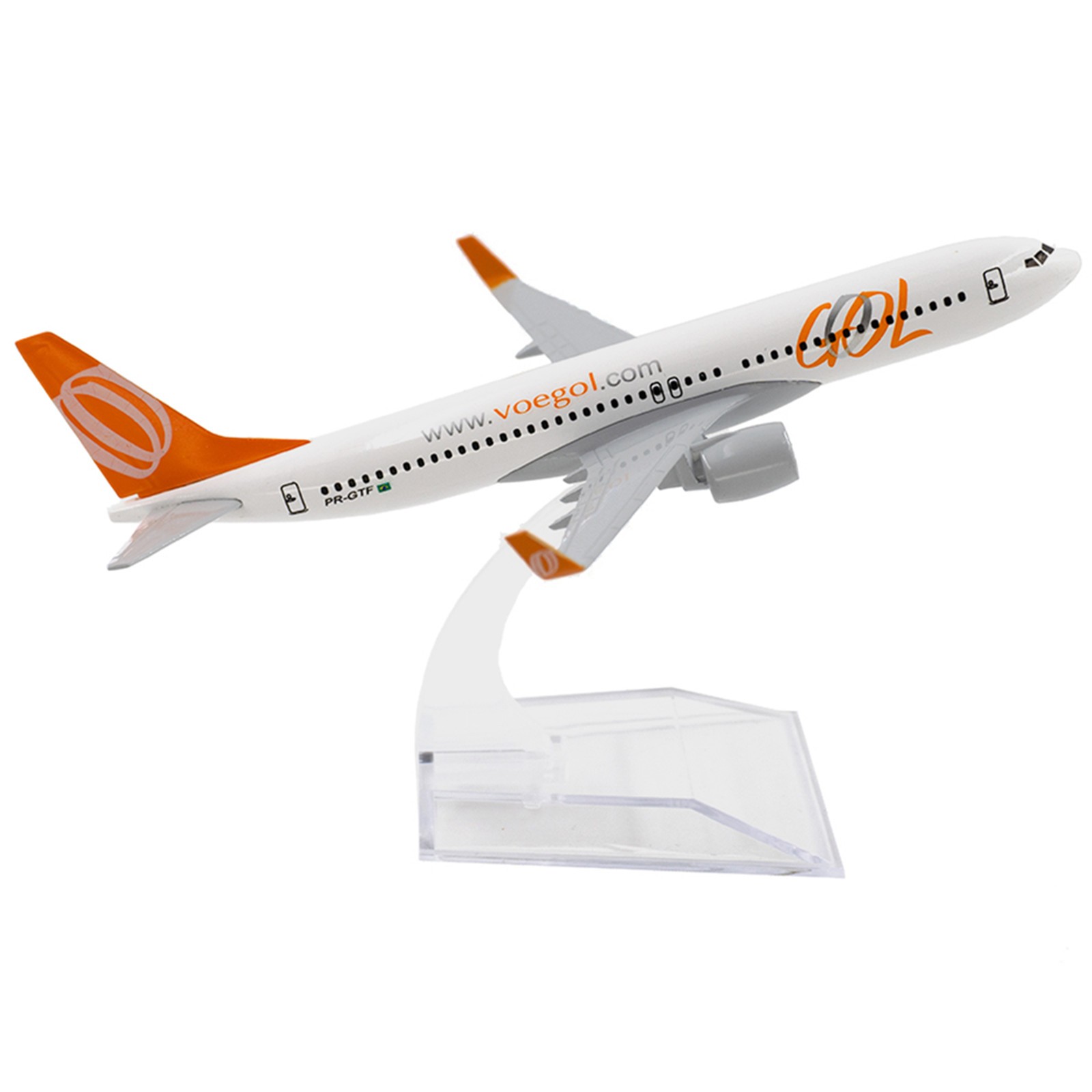1/400 Scale Aircraft Brazil GOL 737 Alloy Plane Model Souvenir Display Gift z