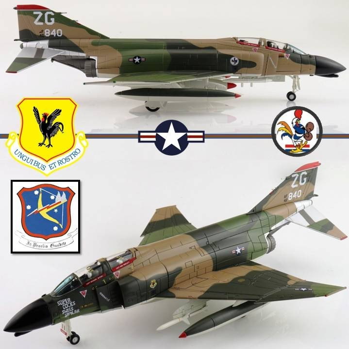 Hobby Master 1/72 Phantom EF-4C Wild Weasel USAF 67th TFS Fighting Cocks, Korat