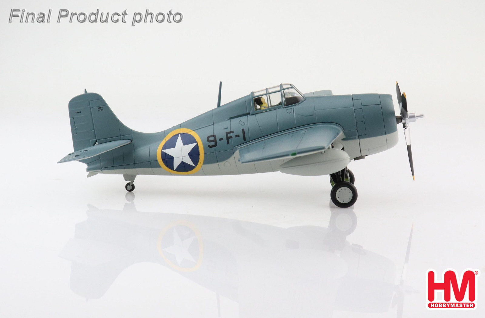 Hobby Master HA8907, Grumman F4F-4 Wildcat “Operation Torch” Lt. Cdr. John, 1:48