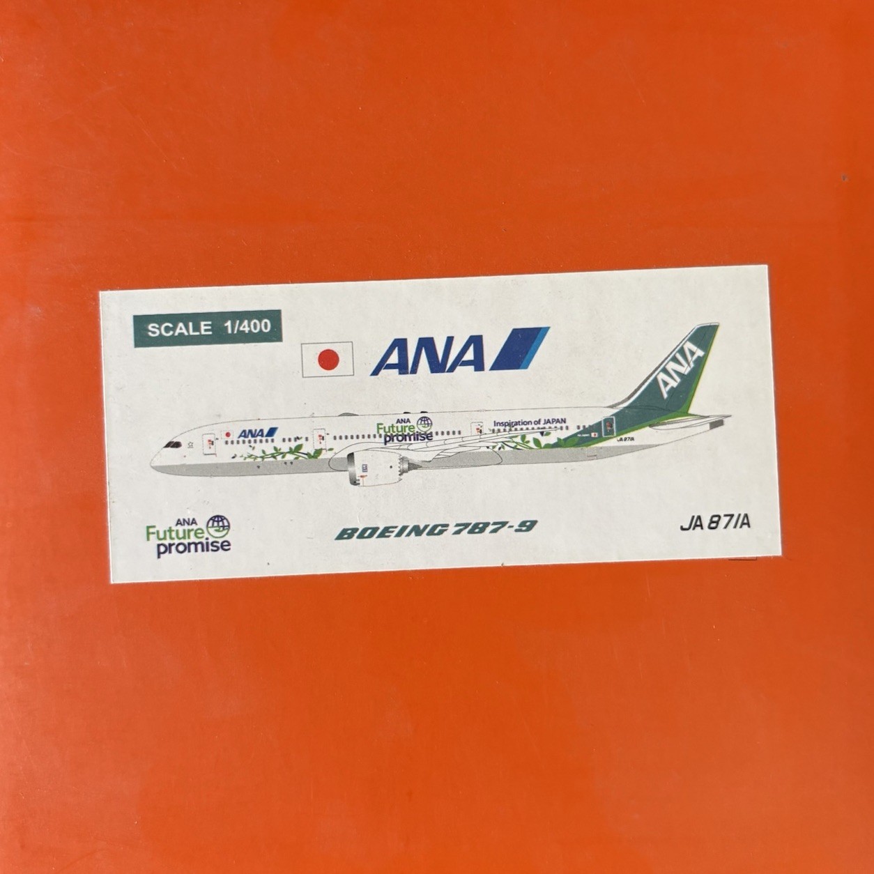 JC Wings 1:400 ANA Boeing 787-9 Dreamliner JA871A SA4ANA014 Scale Model Diecast