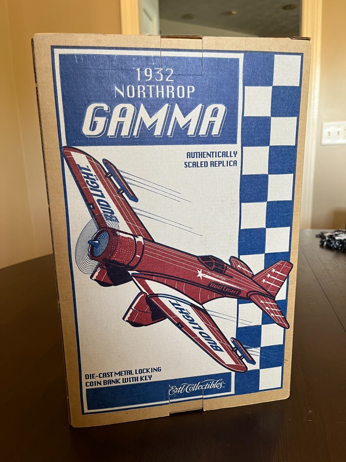ERTL Collectibles 1932 Northrop GAMMA Bud Light Die Cast Bank Replica