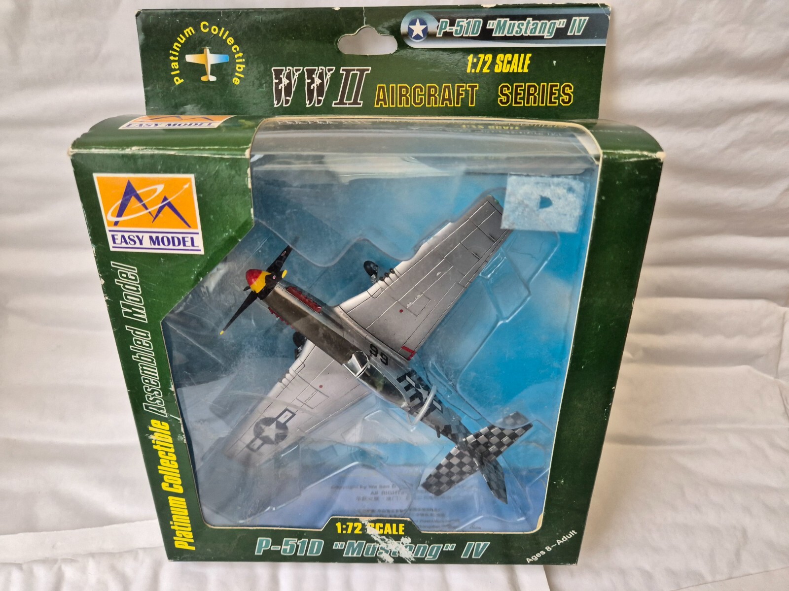 1/72 SCALE EASY MODEL P-51D MUSTANG IV INDIA 1945 6ACA WW2 AIRCRAFT PLANE 37295