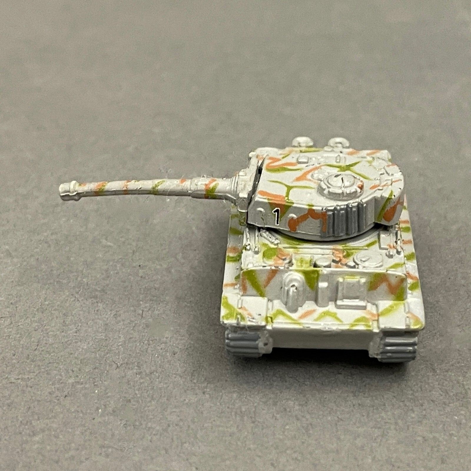 1991 Mirco Machines Military Army Armor Tank Gray Green Orange Camo Camouflage