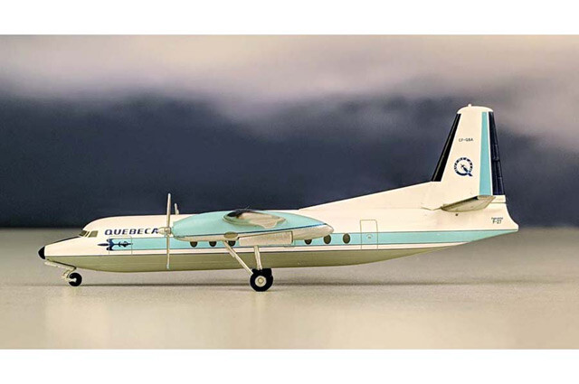 AC219418 AeroClassics F27 Friendship 1/200 Model CF-QBA Quebecair