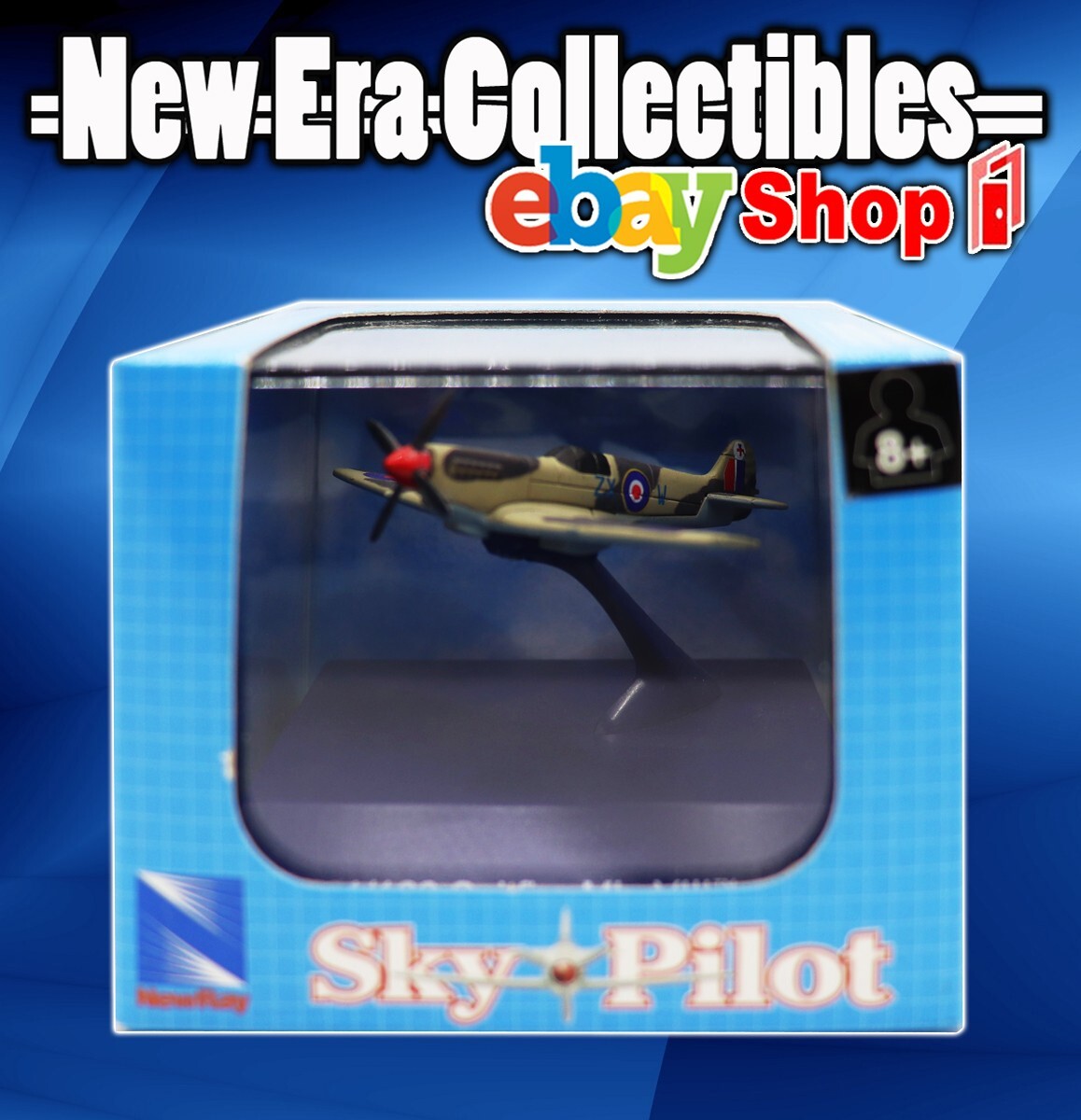 NewRay Sky Pilot Series 1:160 Diecast Spitfire Mk. VIII 2005