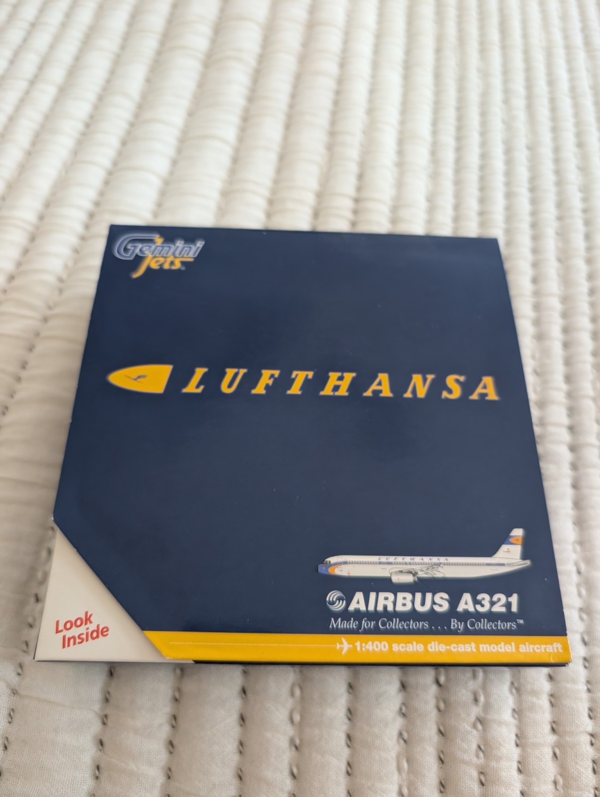 GeminiJets 1:400 Lufthansa Airbus A321-131 D-AIRX 1960s Retro Livery Mint