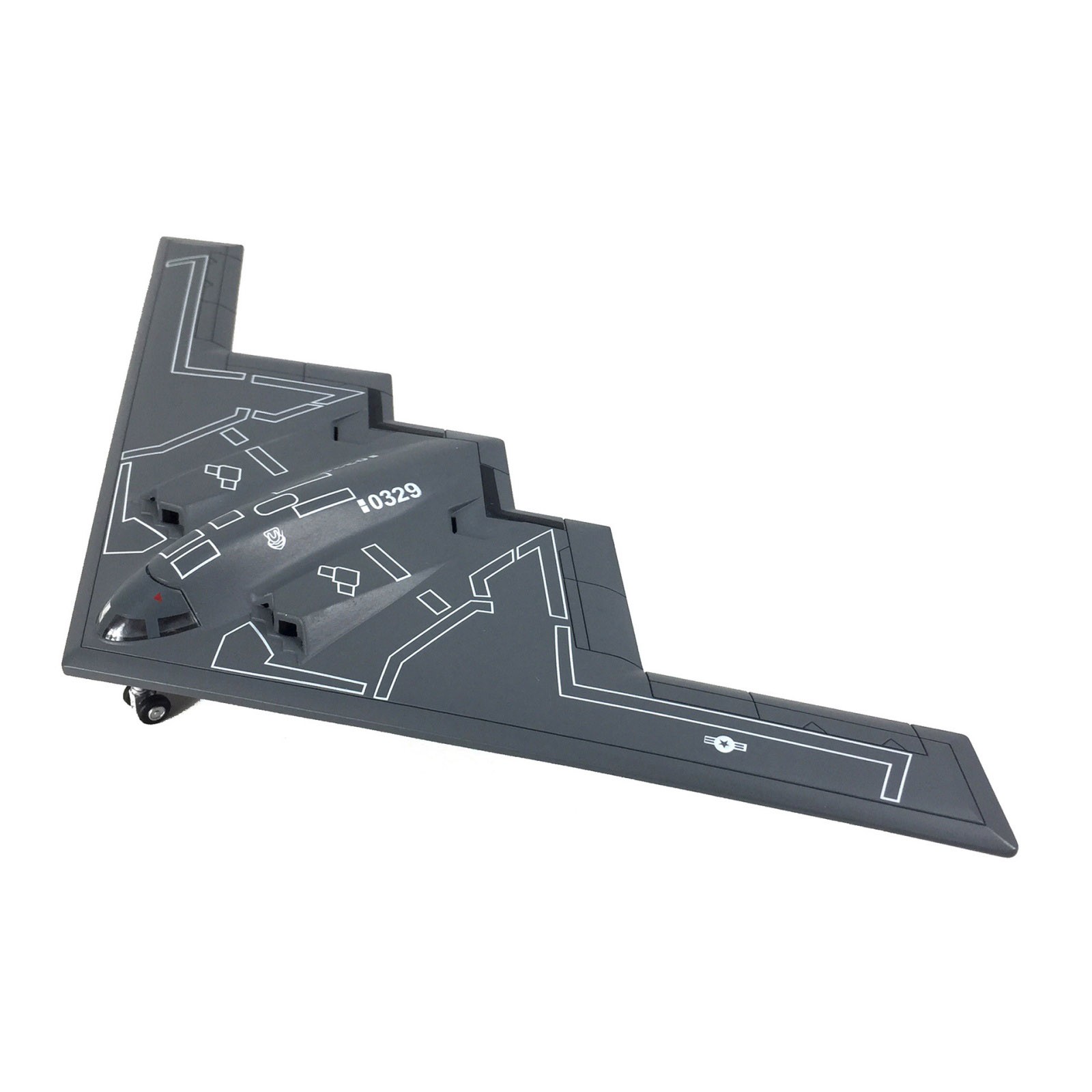 1/200 Diecast USAF B-2 Stealth Strategic Bomber Finished Alloy Model Airplane
