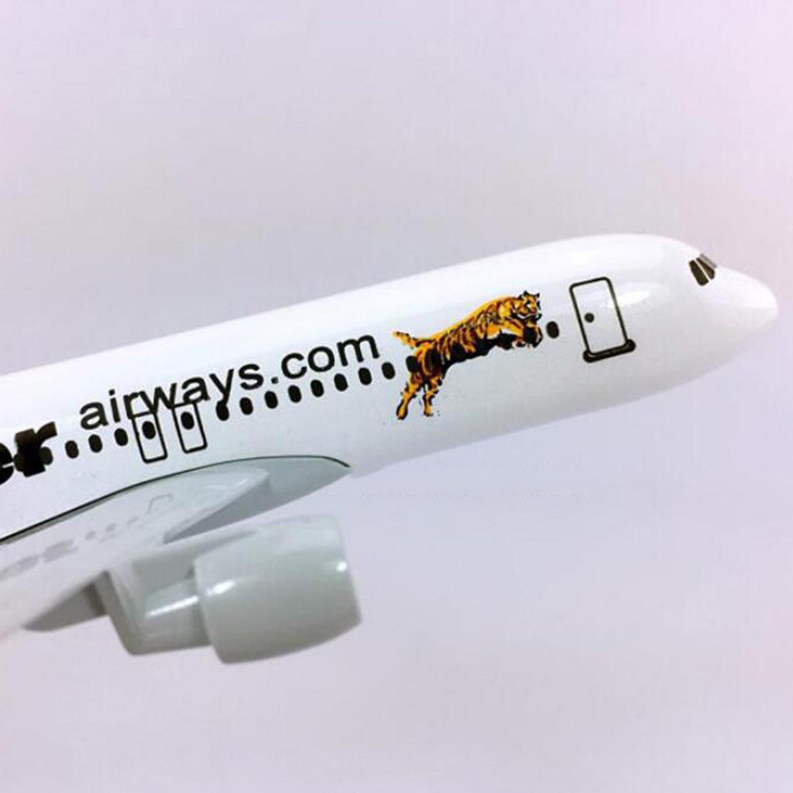 1/400 High Simulation Aircraft Singapore Tiger A320 Alloy Plane Model Airplane a
