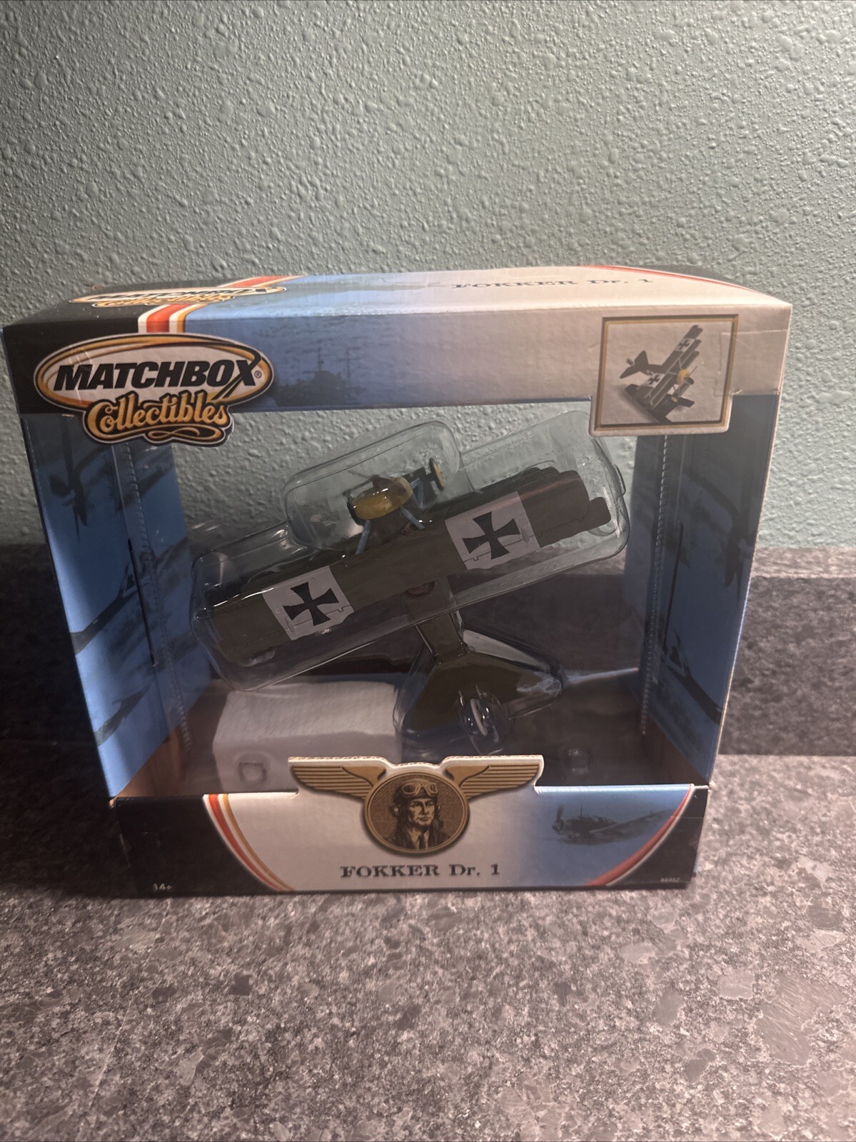 Matchbox Collectibles FOKKER Dr. 1 2003 WW1 Model Plane B6952-0813 New Sealed