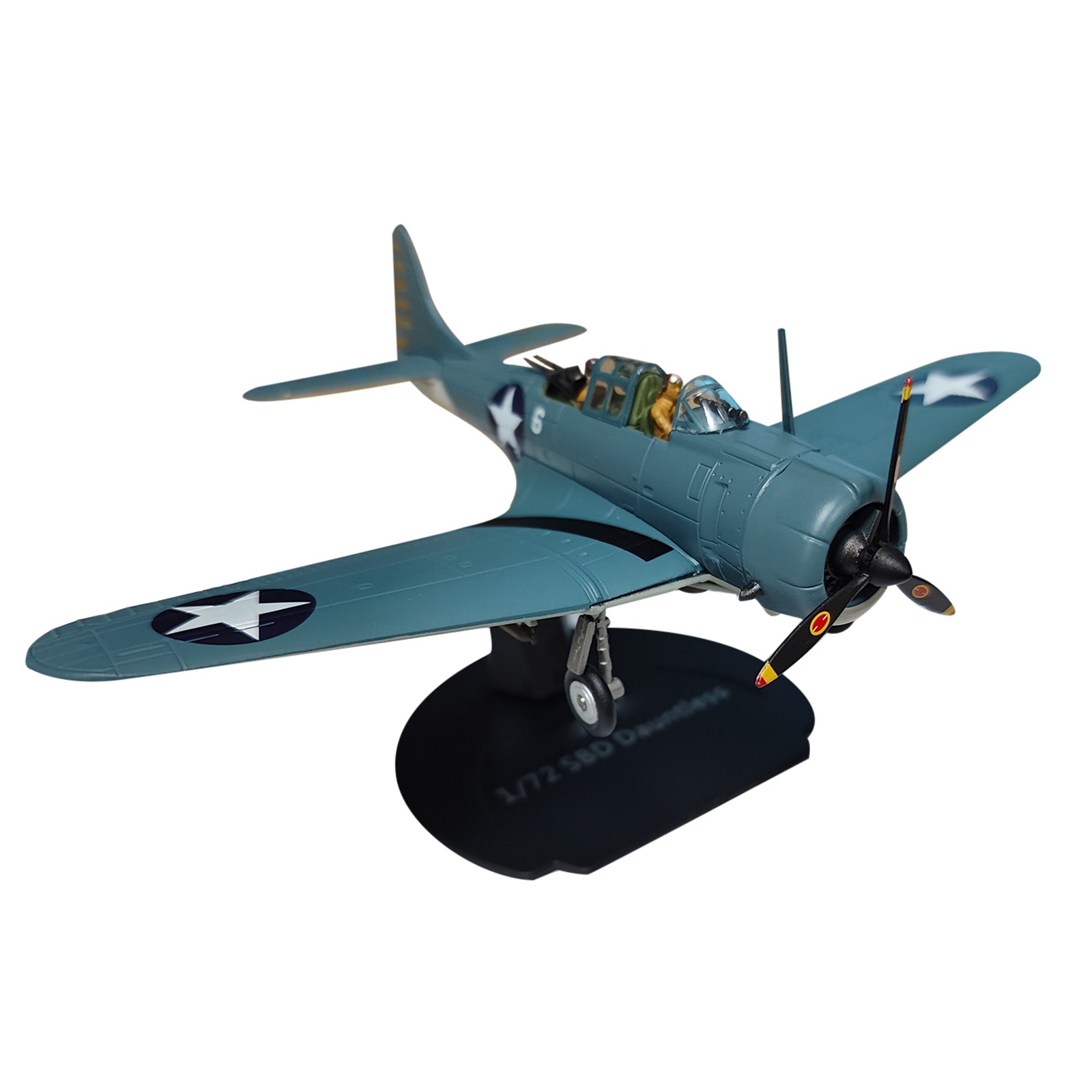 1/72 WWII SBD Dauntless Dive Bomber Model Alloy Aircraft Ornaments Collection