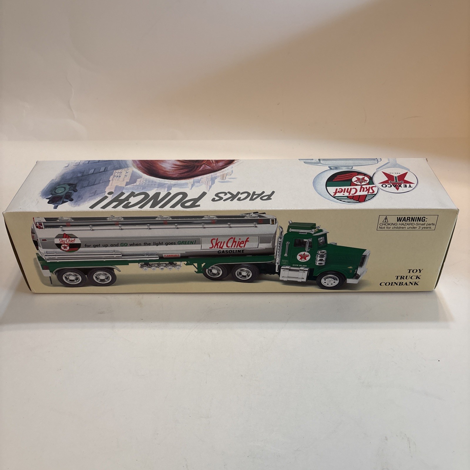 Lube Oil Legends Texaco Sky Chief Tanker Truck Coin Bank BRAND NEW IN BOX