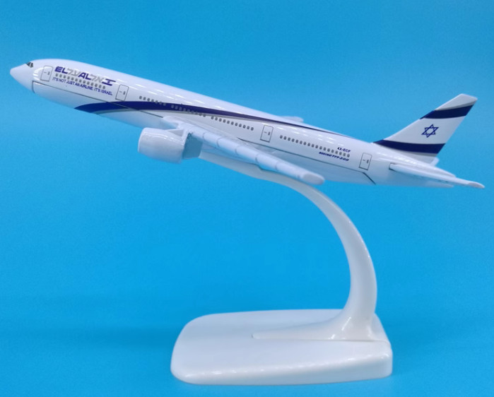 16cm El Al BOEING 777 Passenger Airplane Aeroplane Diecast Aircraft Plane Model