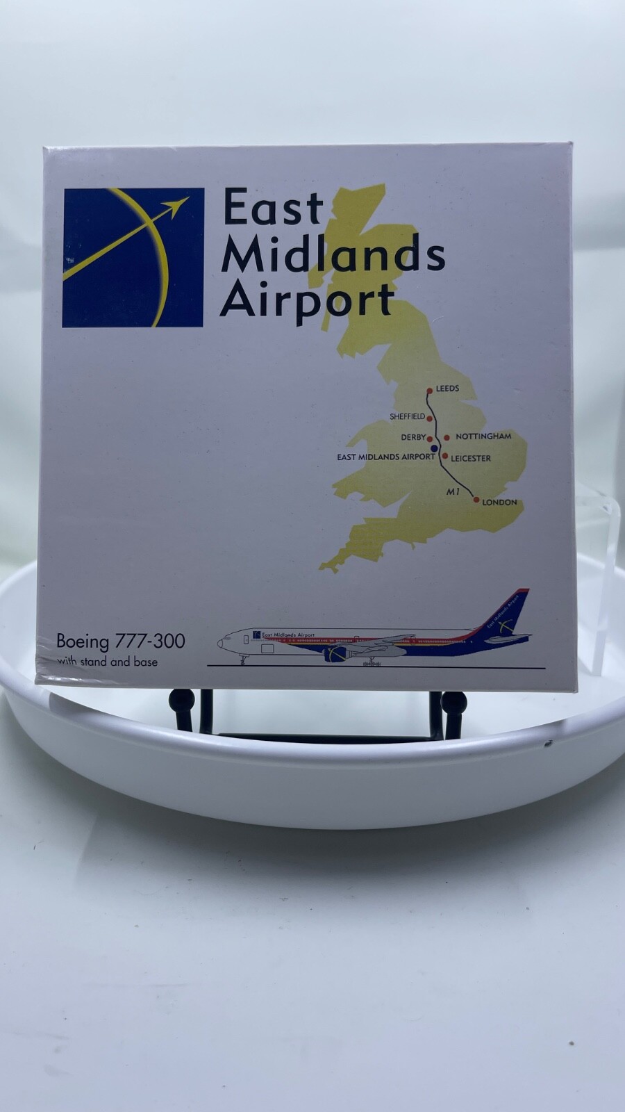 Herpa Wings 1:500 East Midlands Airport Boeing 777-300 Aircraft 506496 Airplane
