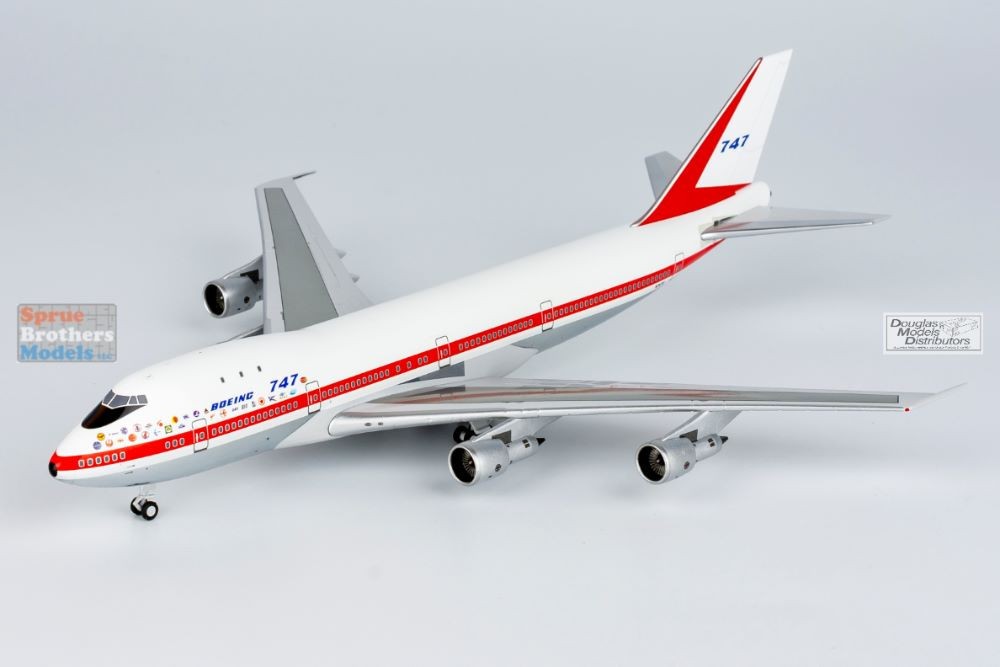NGMBOE001 1:400 NG Lite B747-100 Reg #N7470 ’55th Anniversary of Boeing 747