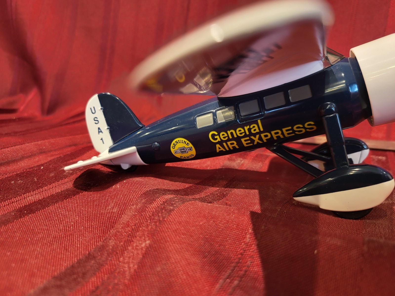 Chevrolet General Air Express Model Plane Limited Edition Cast metal bank