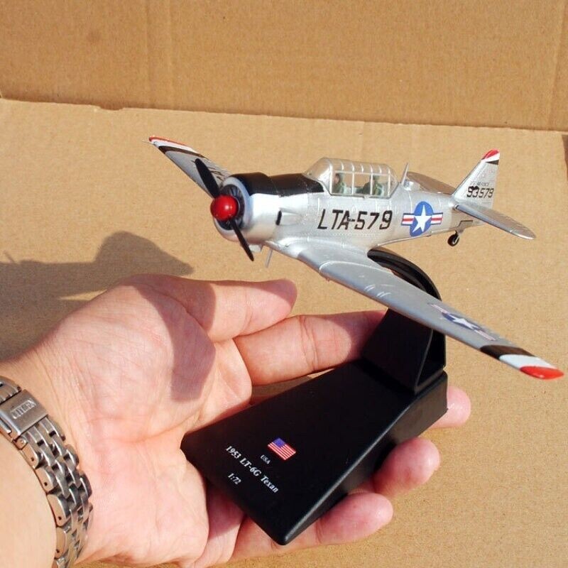 1:72 USAF LT-6G Texan Trainer Aircraft Model Diecast Military Collection Toy