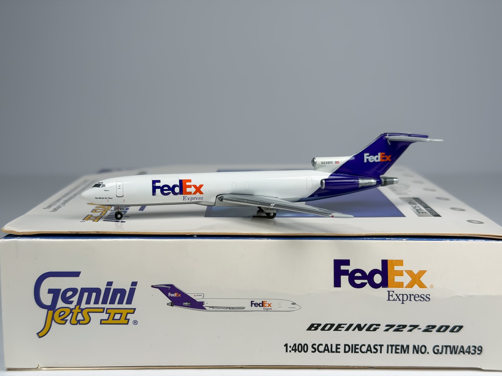 FedEx Express Boeing 727-200 1:400 Gemini Jets N235FE (GJFDX439)