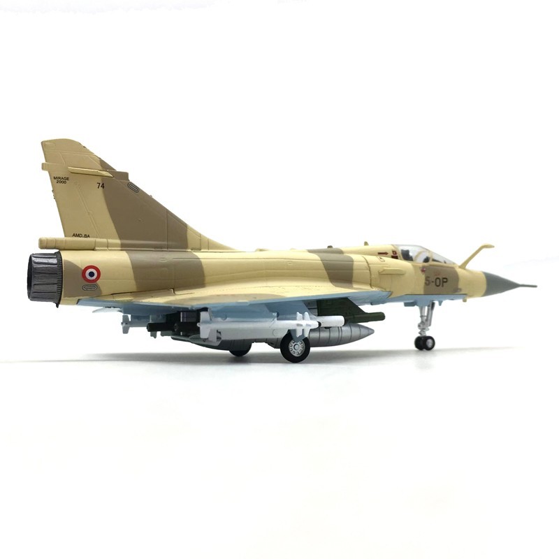 1:100 French Dassault Mirage 2000 Jet Fighter Model Diecast Military Collection
