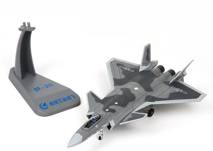 Terebo 1/72 China J-20 AVIC j20 Fighter Diecast Model