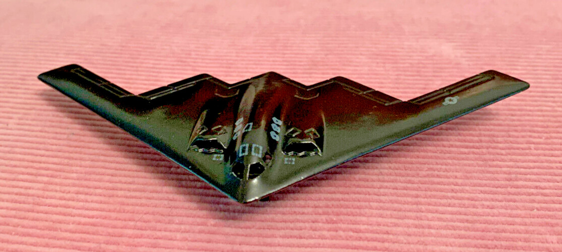 4 stealthy jet aircraft set. die cast metal. 4-5 inches. B-2, F-117, Exp, Future