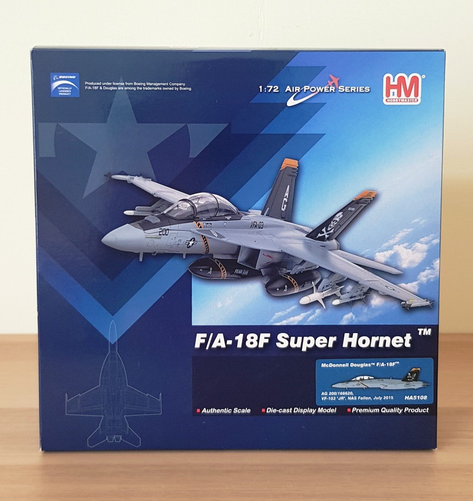 Hobby Master 1/72 HA5108 F/A-18 F USN VFA-103 Jolly Rogers, AG200, NAS Fallon