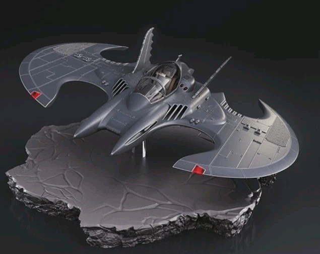 Batman 1989 Batwing 1/32 Custom 3d Model Kit Over 10″ Full Cockpit And Weapons