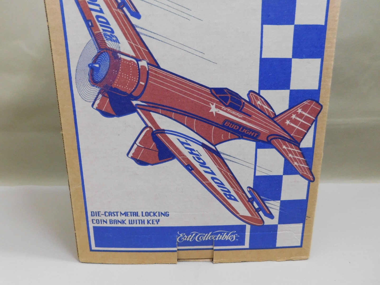 1932 Northrop Gamma Bud Light Racing Airplane Die Cast Bank Ertl 1995 F241