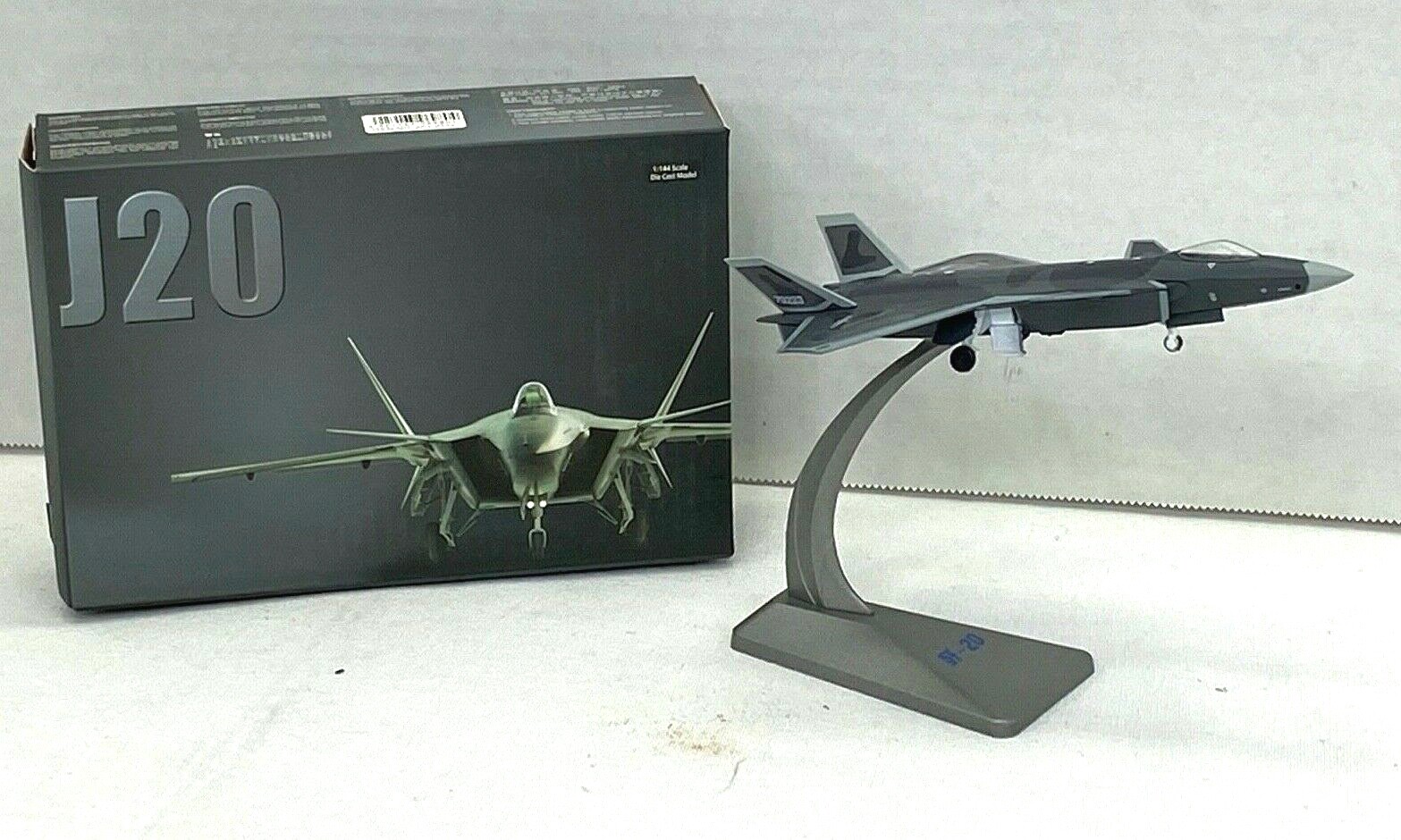 Chinese Air Force J-20 Stealth Fighter Die Cast Display
