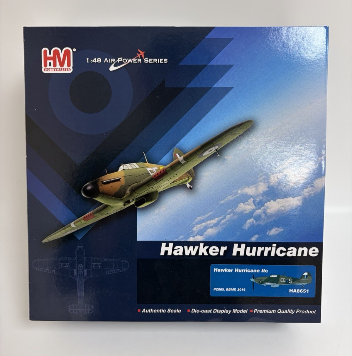 Hobby Master 1:72 Hawker Hurricane IIC PZ865 BBMF 2016 HA8651