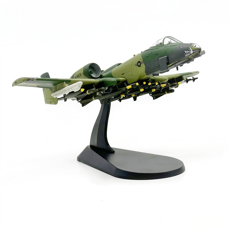 Wltk 1/100 USAF A-10A Thunderbolt Warthog Camouflage Diecast Model Exquisite Ver