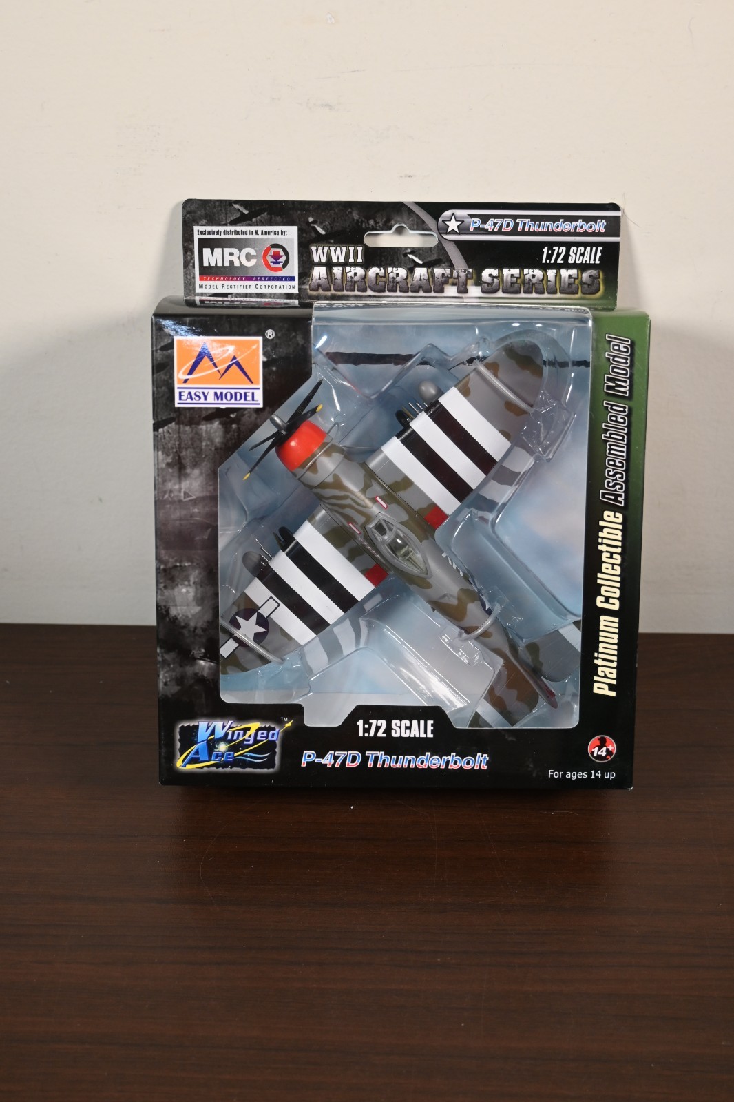 MRC Easy Model WWII Aircraft Series P-47D Thunderbolt 1:72 Scale #37288