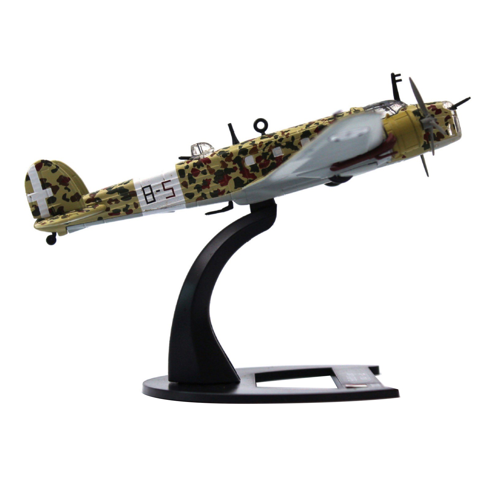 Alloy and Plastic BR.20 Cicogna Model 1:144 Scale WWII Bomber Aircraft Display
