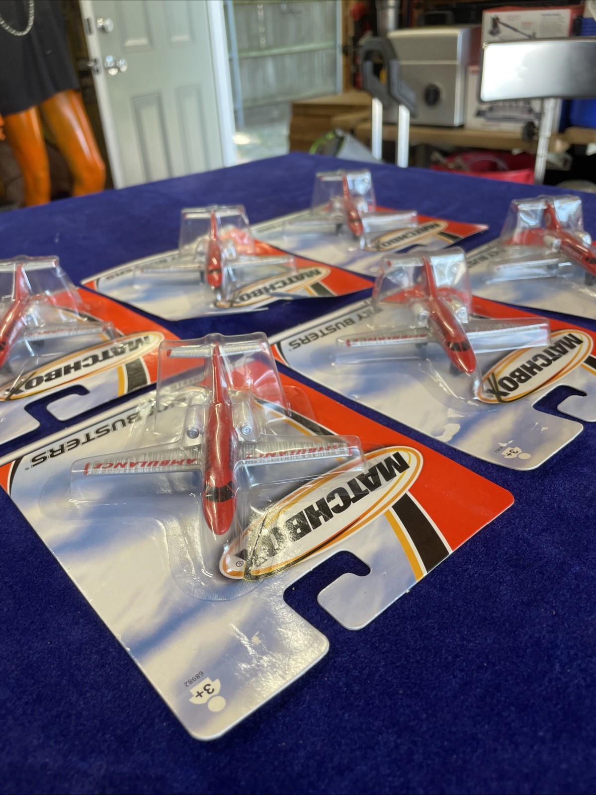 (6) Matchbox SKY BUSTERS “CESSNA CITATION” Red & Silver Ambulances