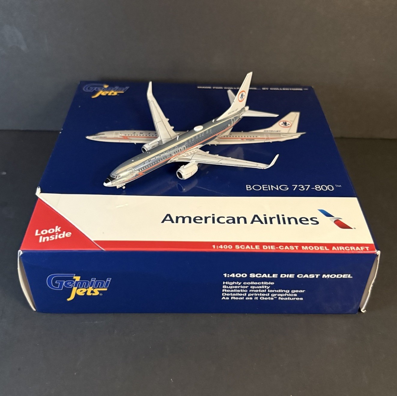 GeminiJets 1:400 American Airlines Boeing 737-800/w N905NN AstroJet GJAAL1973