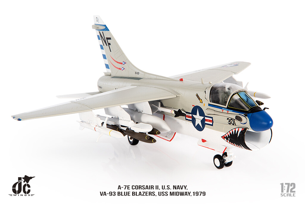1:72 JC Wing A-7E CORSAIR I.U.S.NAVY,VA-93,1979 Fighter Diecast Aircraft Model
