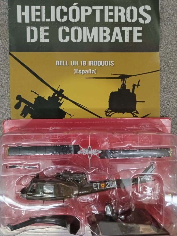 BELL UH-1B IROQUOIS – SPAIN – COMBAT HELICOPTERS – 1:72 Diecast