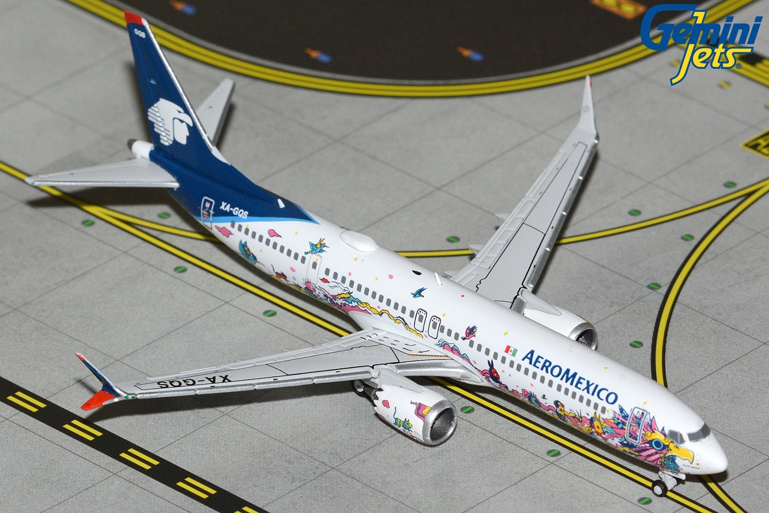 Aeromexico Boeing 737 MAX 9 XA-GQS Kukulcan GeminiJets GJAMX2316 1:400 IN STOCK