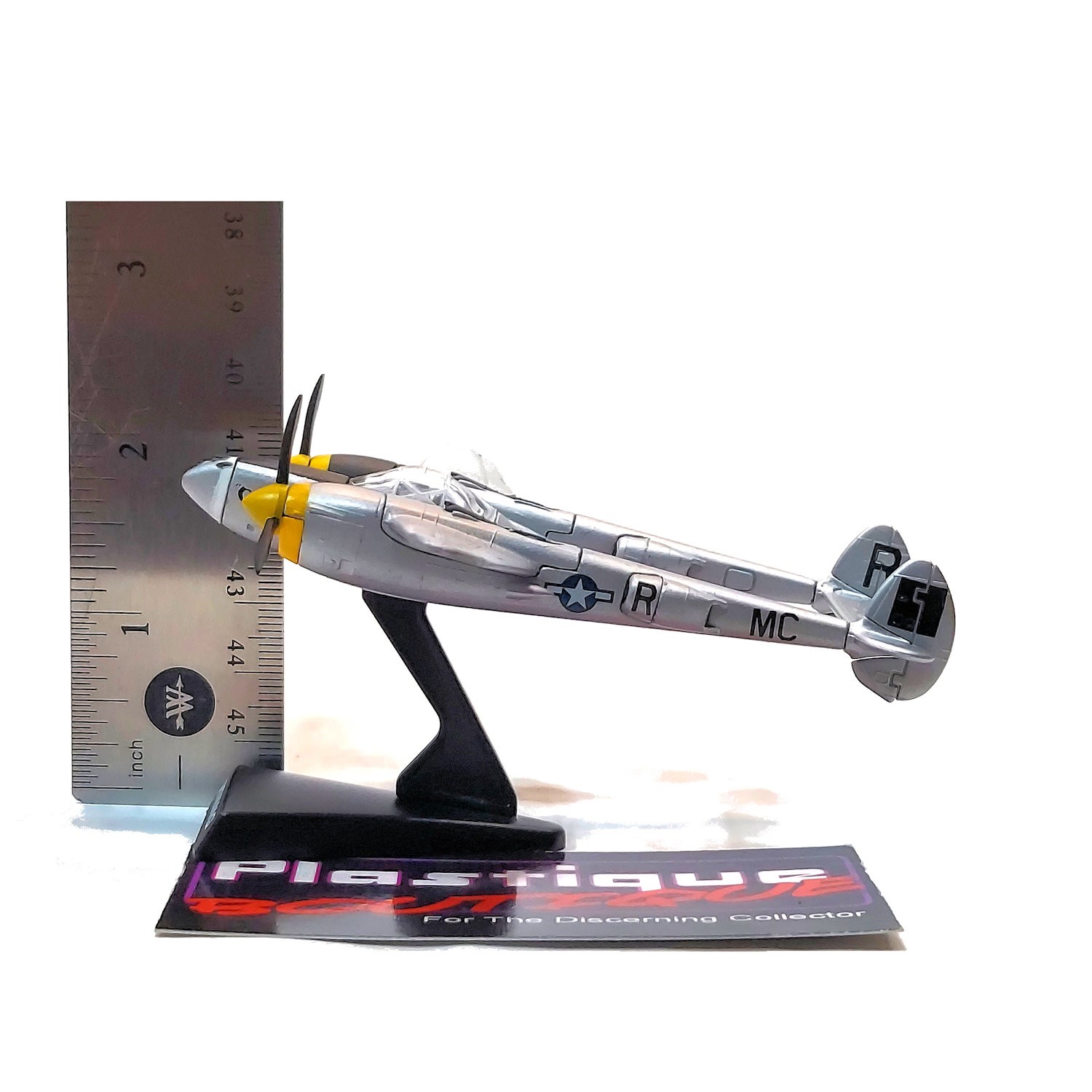 Del Prado P-38 Lightning 1:115 #28 AIRCRAFT OF ACES LOCKEED MARTIN USAF WWII