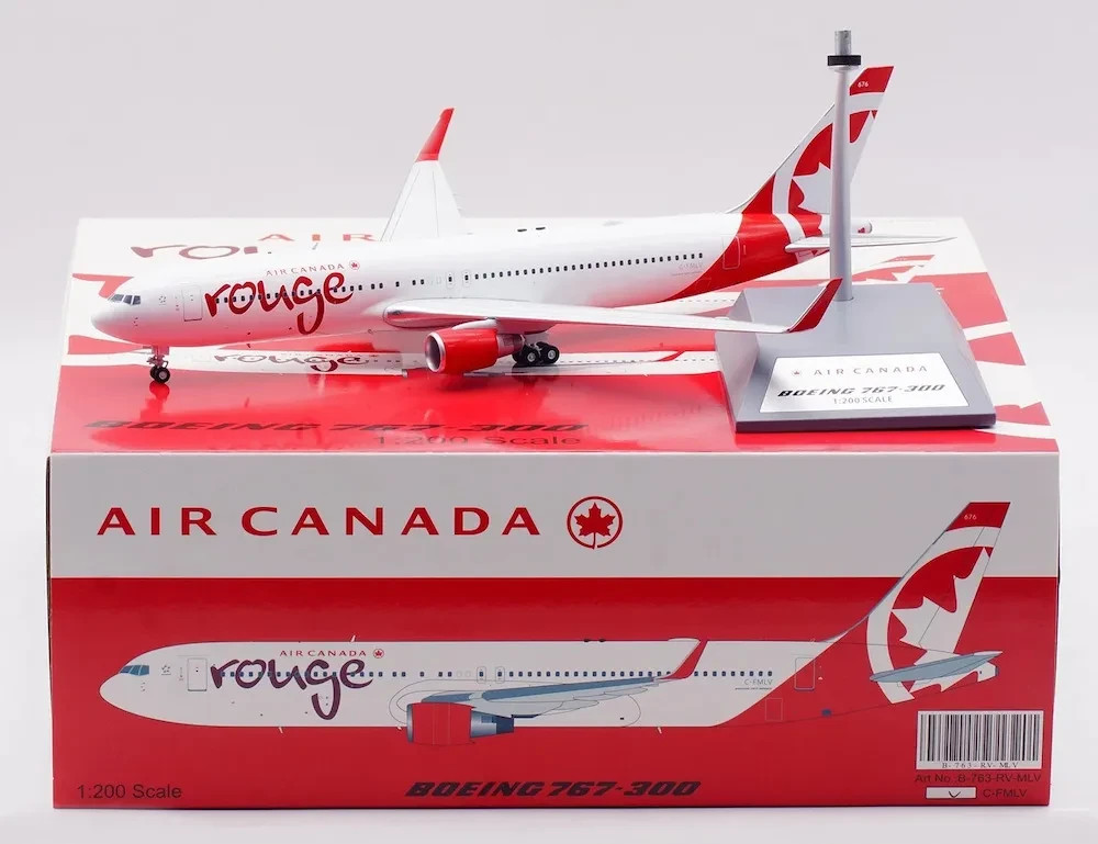 B767-316/ER AIR CANADA ROUGE REG: C-FMLV – WBMODELS B-763-RV-MLV 1/200
