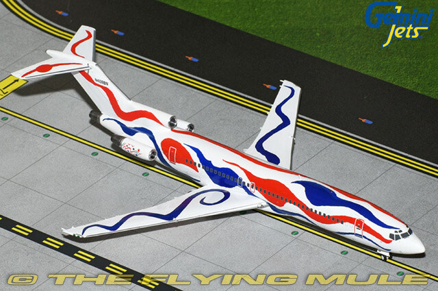 GeminiJets 1:200 727-200 Braniff International Airways N408BN