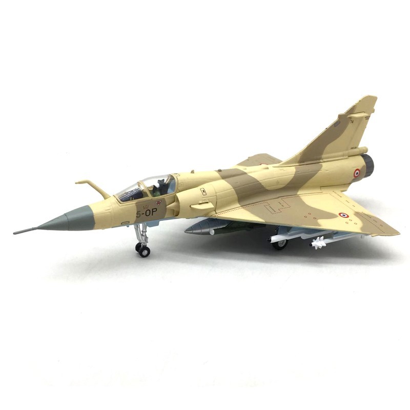 1:100 French Dassault Mirage 2000 Jet Fighter Model Diecast Military Collection